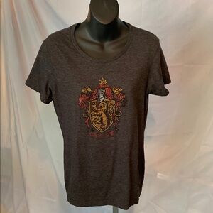 Women's Gryffindor Emblem Short Sleeve Tee - Dark Gray